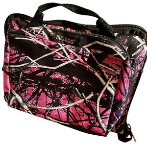 Bulldog Muddy Girl Camouflage Camo Mini Pink Bag
